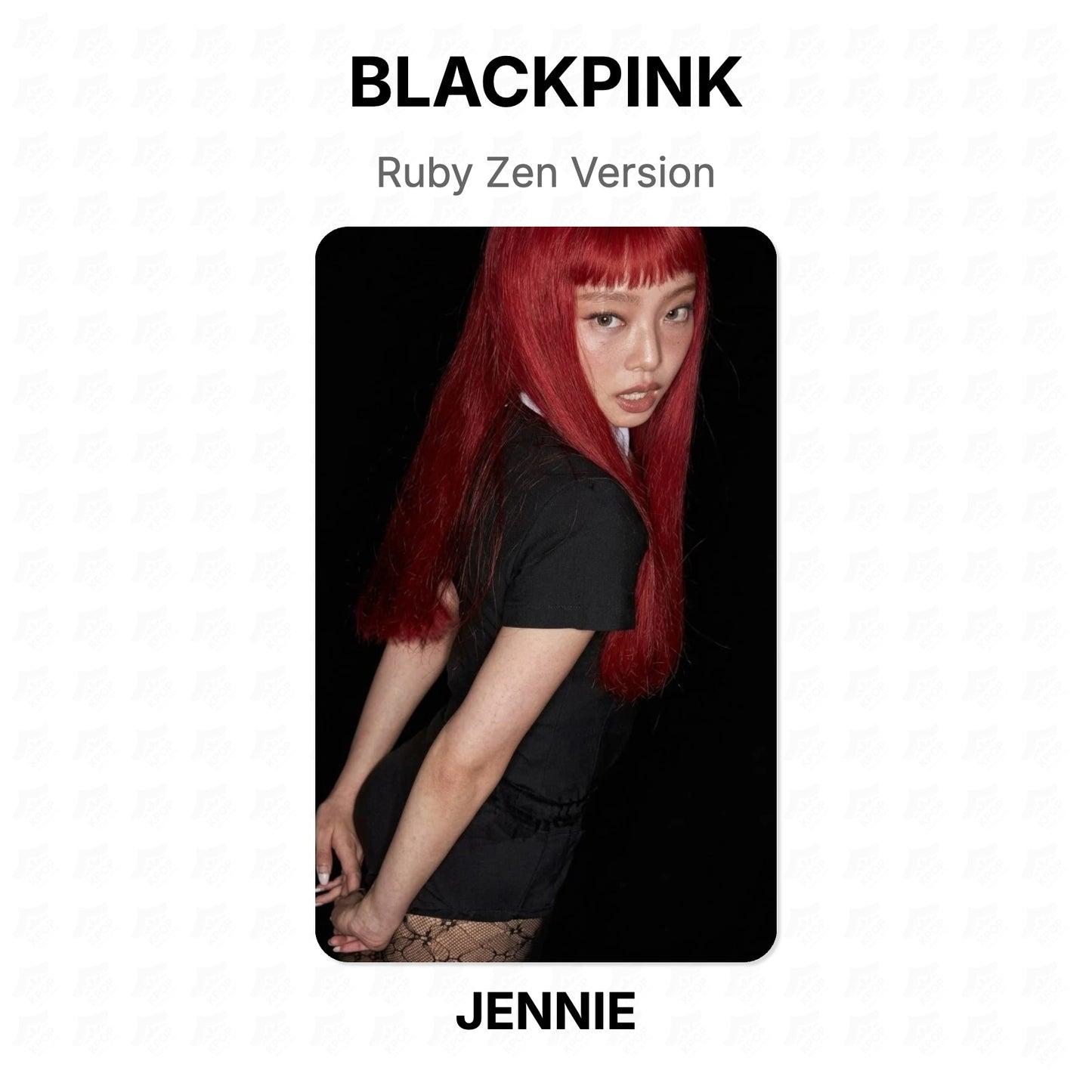 BLACKPINK Ruby Zen Version Official Photocard