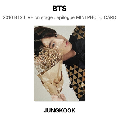 BTS 2016 BTS LIVE on stage : epilogue MINI PHOTO CARD Official Photocard