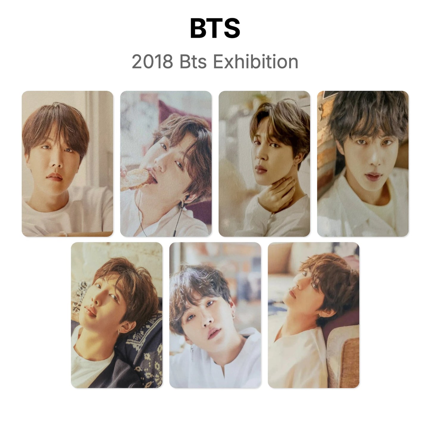 BTS 2018 Bts Exhibition Official Photocard