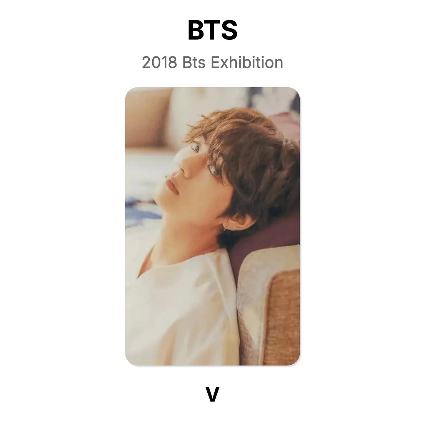 BTS 2018 Bts Exhibition Official Photocard