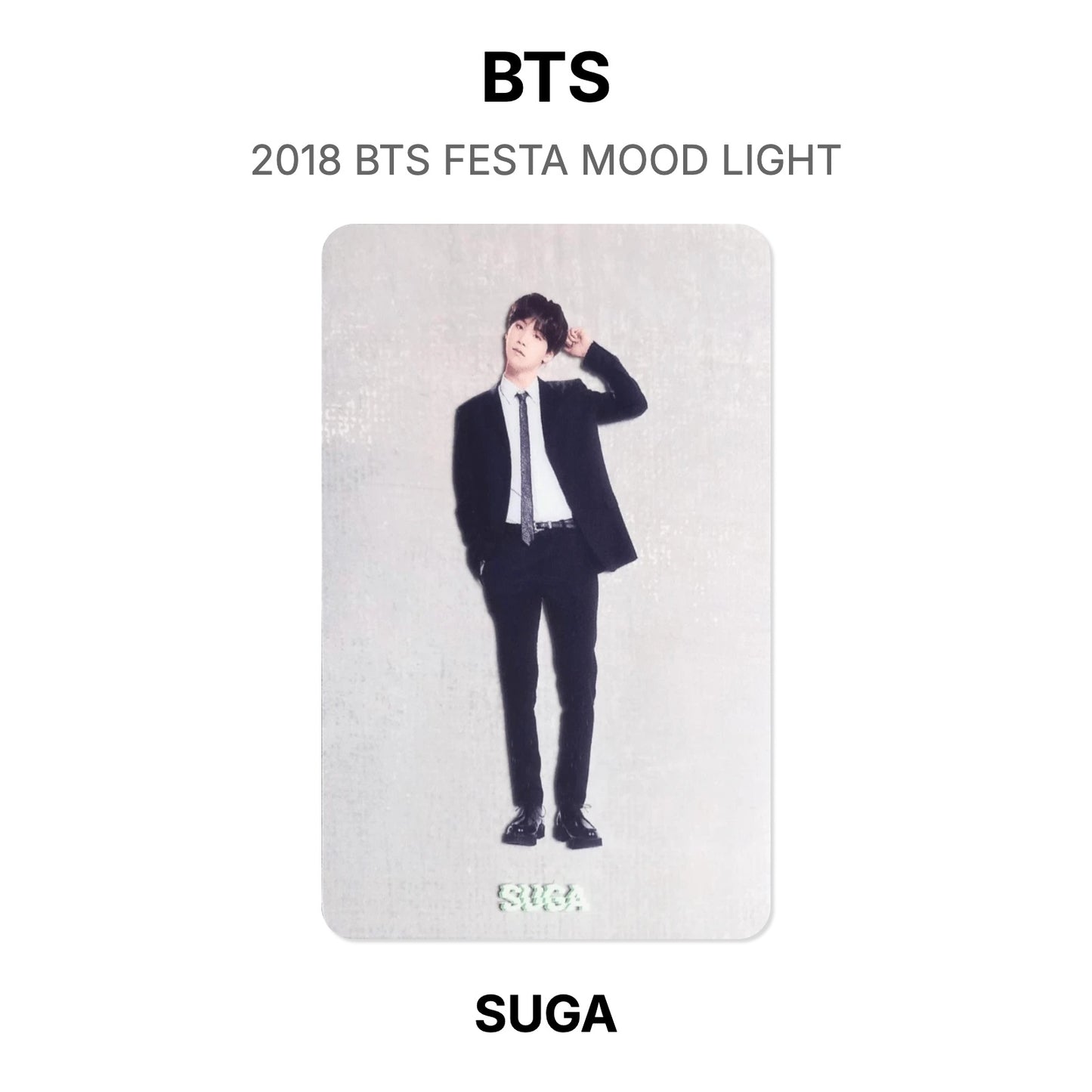 BTS 2018 BTS FESTA MOOD LIGHT Official Photocard