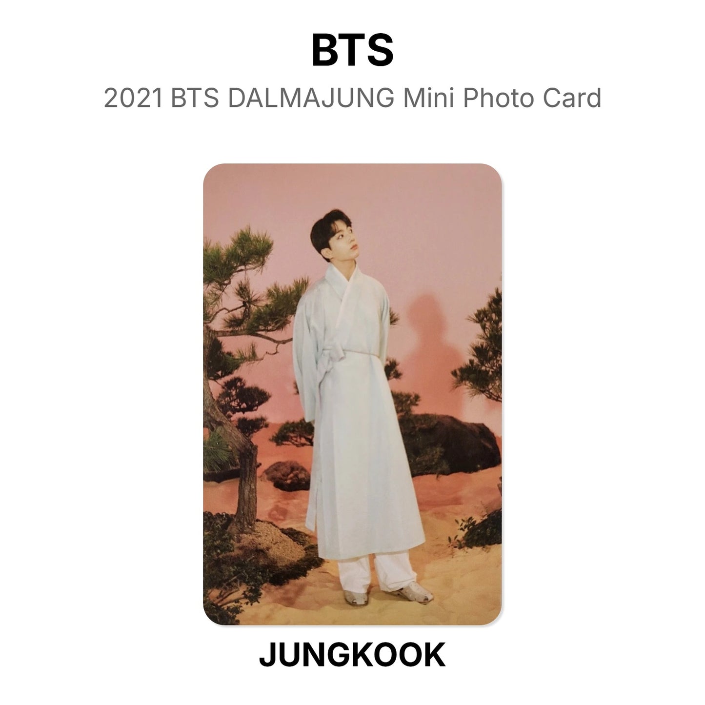 BTS 2021 BTS DALMAJUNG Mini Photo Card Official Photocard