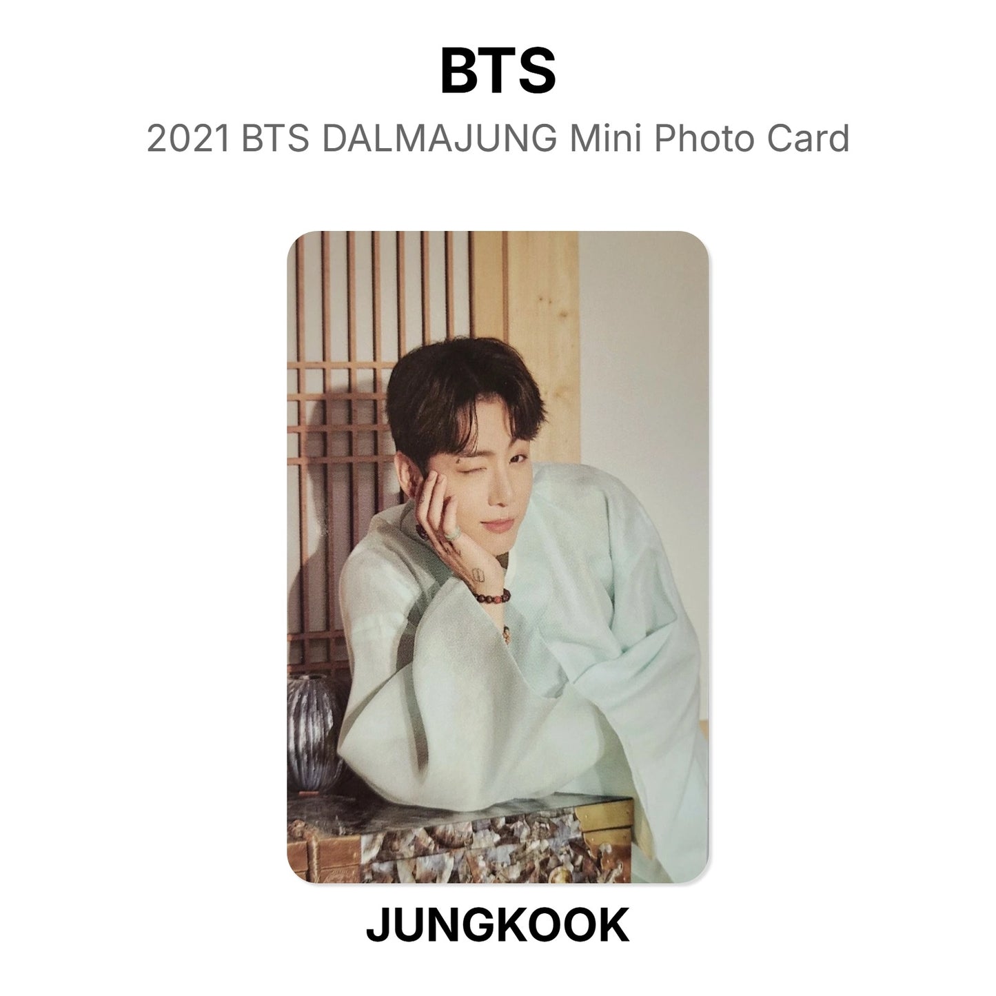 BTS 2021 BTS DALMAJUNG Mini Photo Card Official Photocard