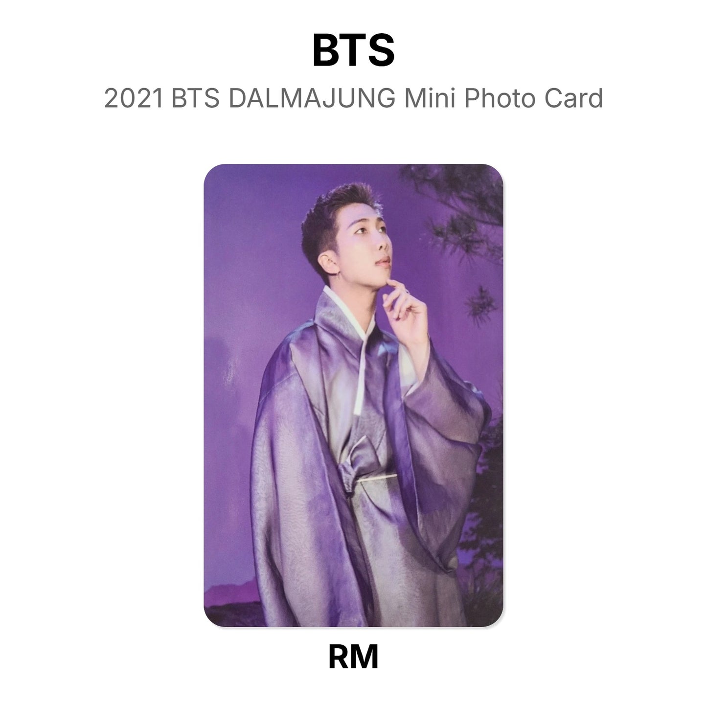 BTS 2021 BTS DALMAJUNG Mini Photo Card Official Photocard