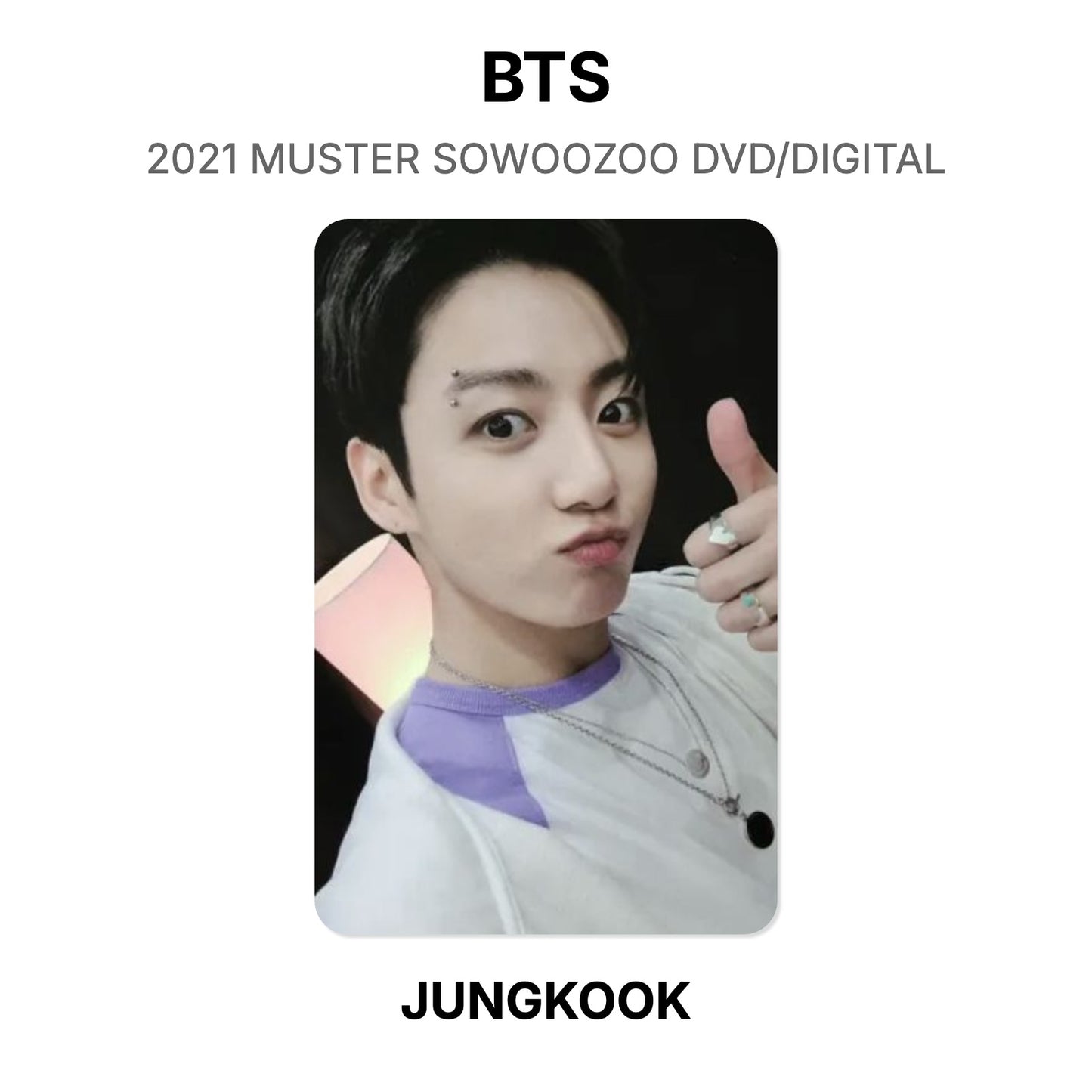 BTS 2021 MUSTER SOWOOZOO DVD/DIGITAL Official Photocard