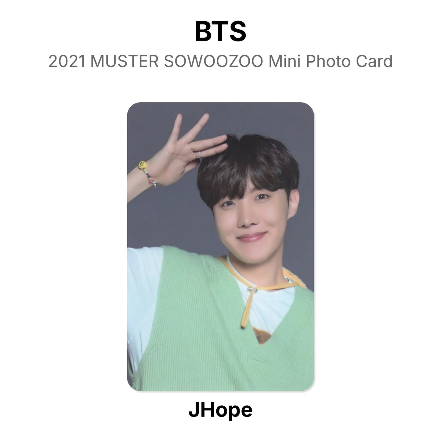 BTS 2021 MUSTER SOWOOZOO Mini Photo Card Official Photocard