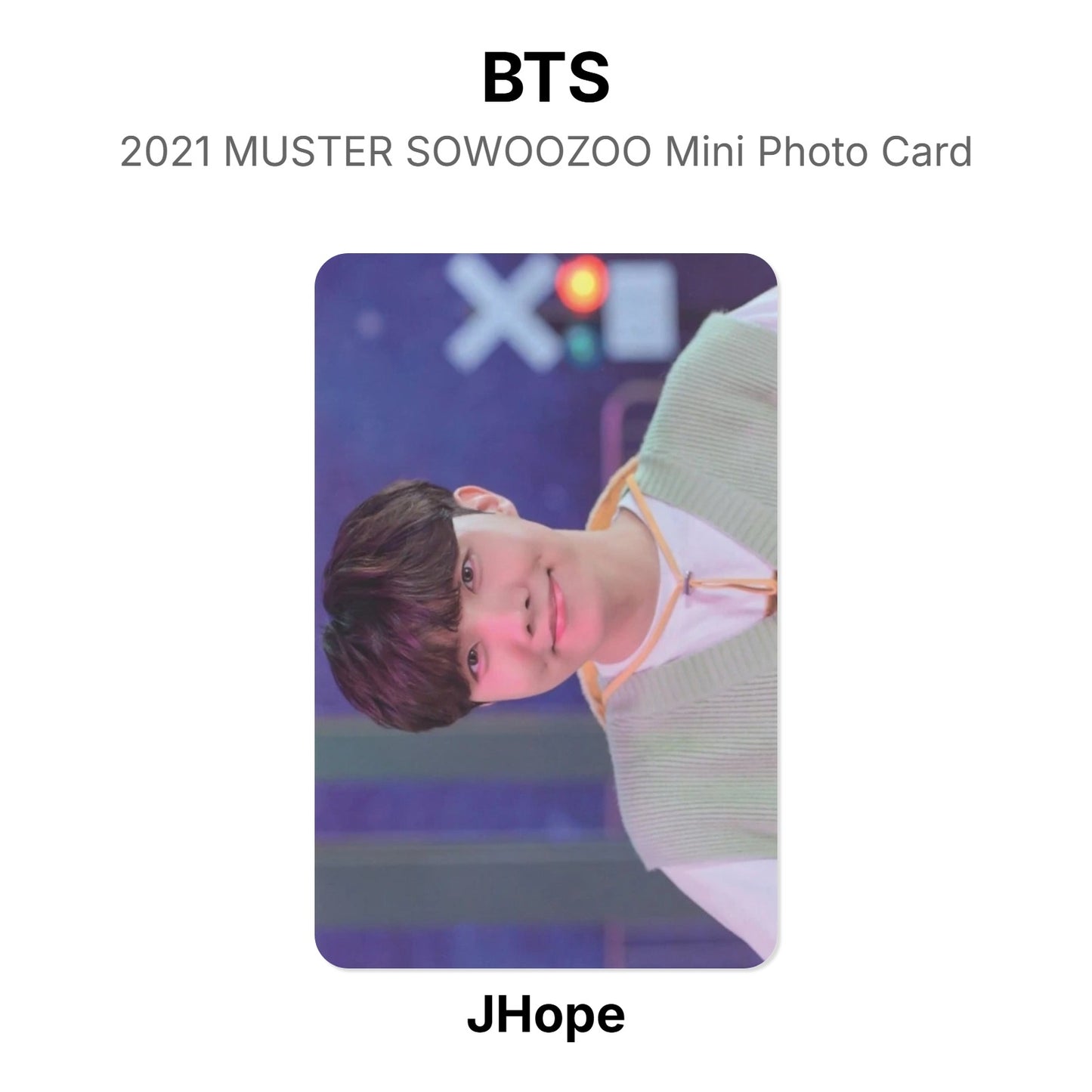 BTS 2021 MUSTER SOWOOZOO Mini Photo Card Official Photocard