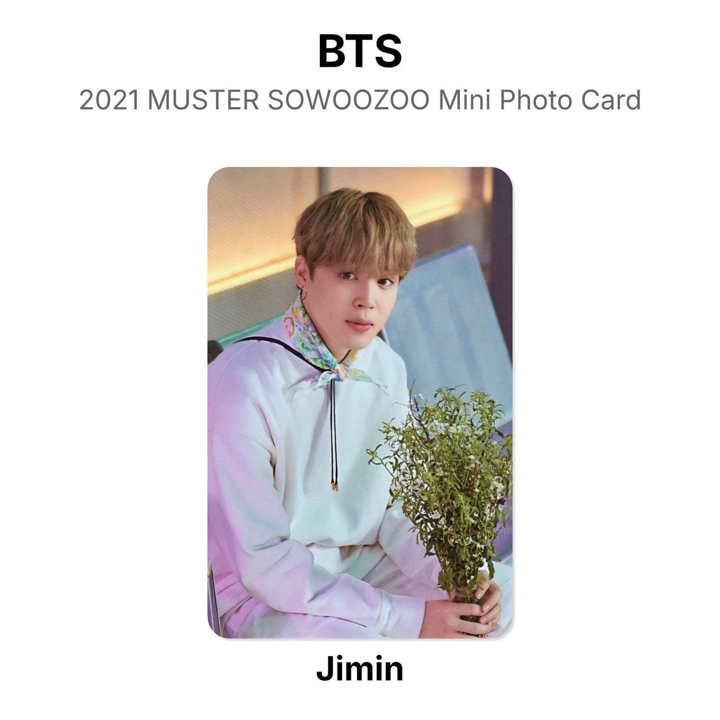 BTS 2021 MUSTER SOWOOZOO Mini Photo Card Official Photocard