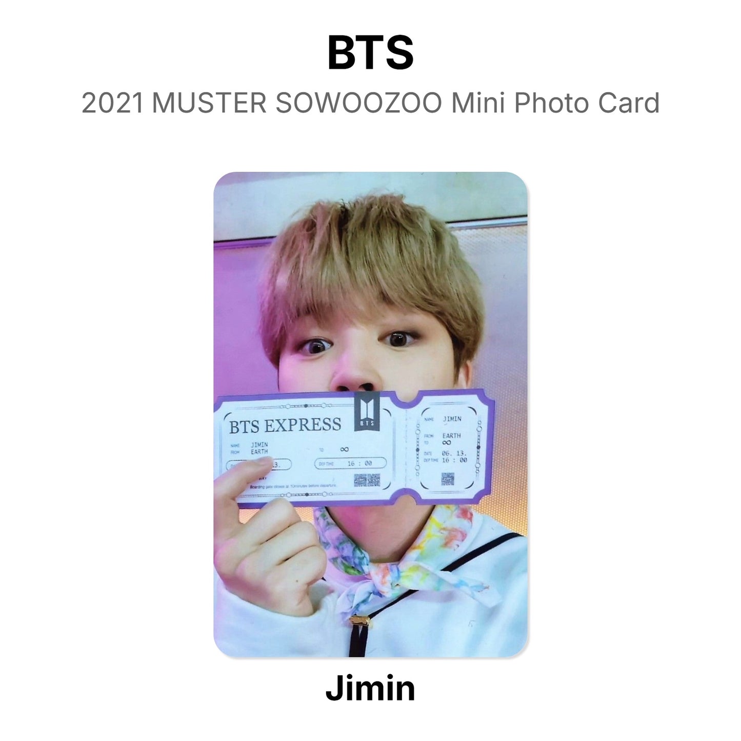 BTS 2021 MUSTER SOWOOZOO Mini Photo Card Official Photocard