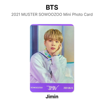 BTS 2021 MUSTER SOWOOZOO Mini Photo Card Official Photocard