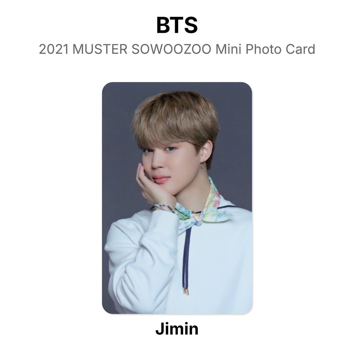 BTS 2021 MUSTER SOWOOZOO Mini Photo Card Official Photocard