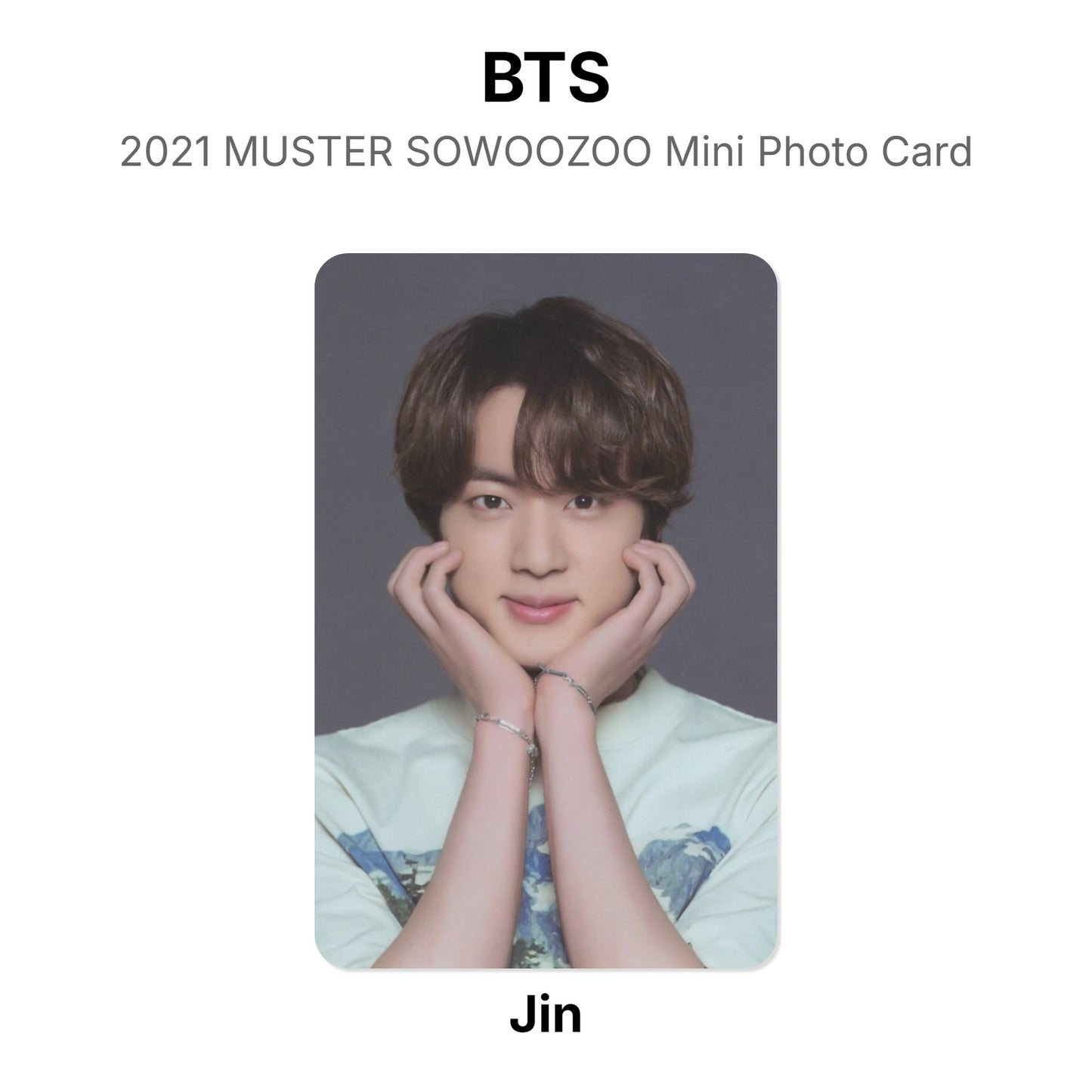 BTS 2021 MUSTER SOWOOZOO Mini Photo Card Official Photocard