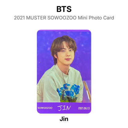 BTS 2021 MUSTER SOWOOZOO Mini Photo Card Official Photocard