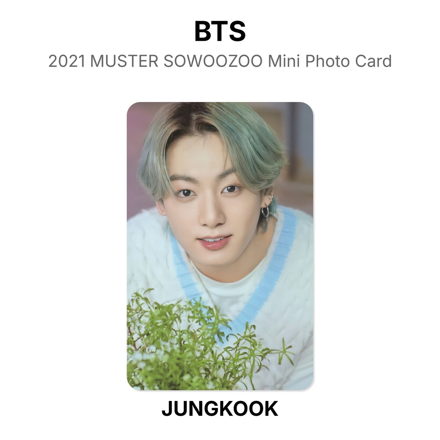 BTS 2021 MUSTER SOWOOZOO Mini Photo Card Official Photocard