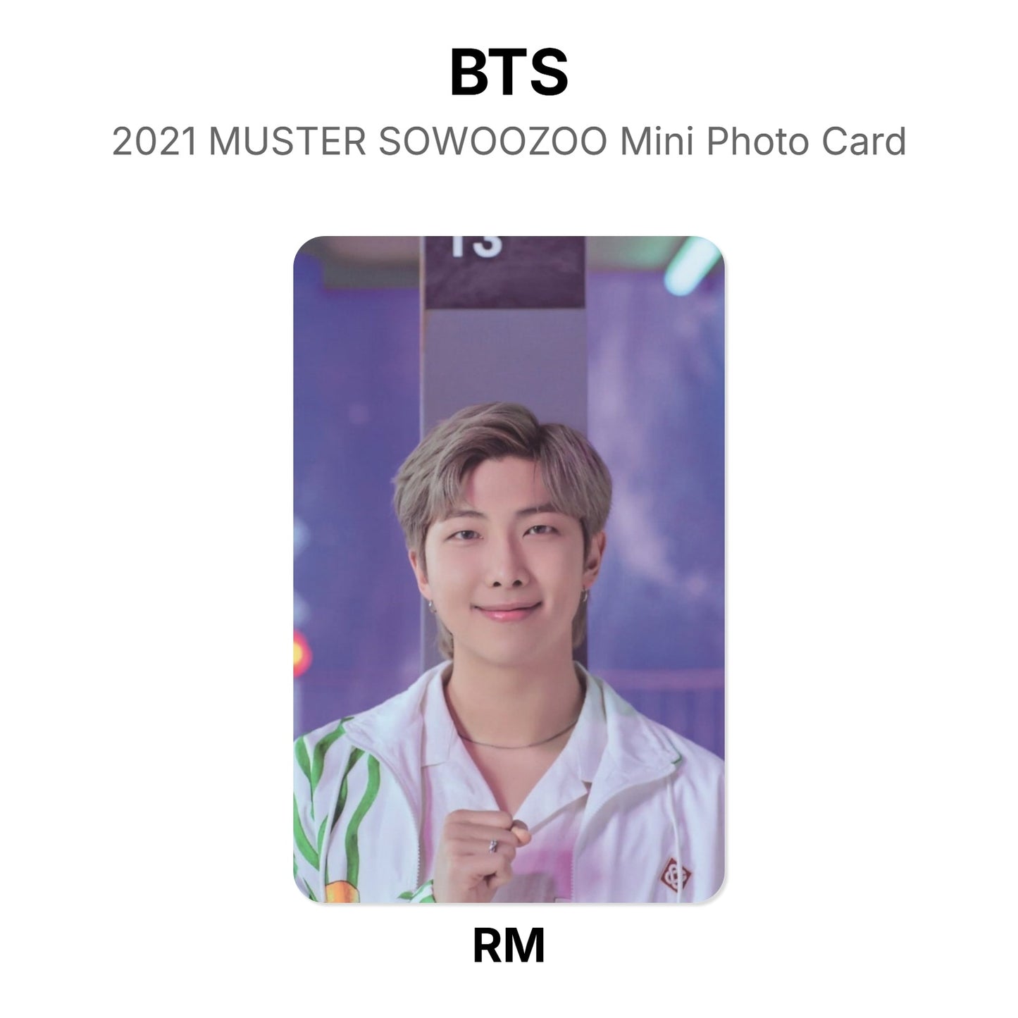 BTS 2021 MUSTER SOWOOZOO Mini Photo Card Official Photocard