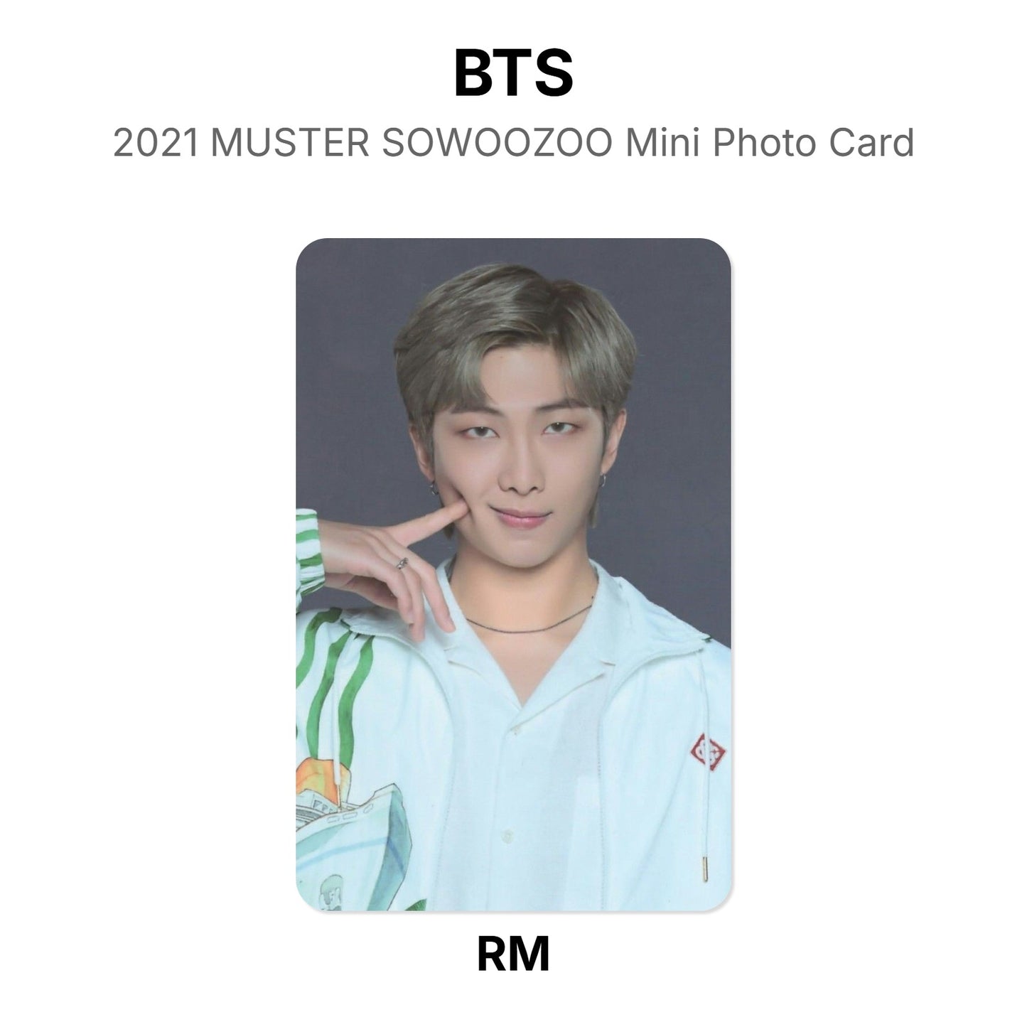 BTS 2021 MUSTER SOWOOZOO Mini Photo Card Official Photocard
