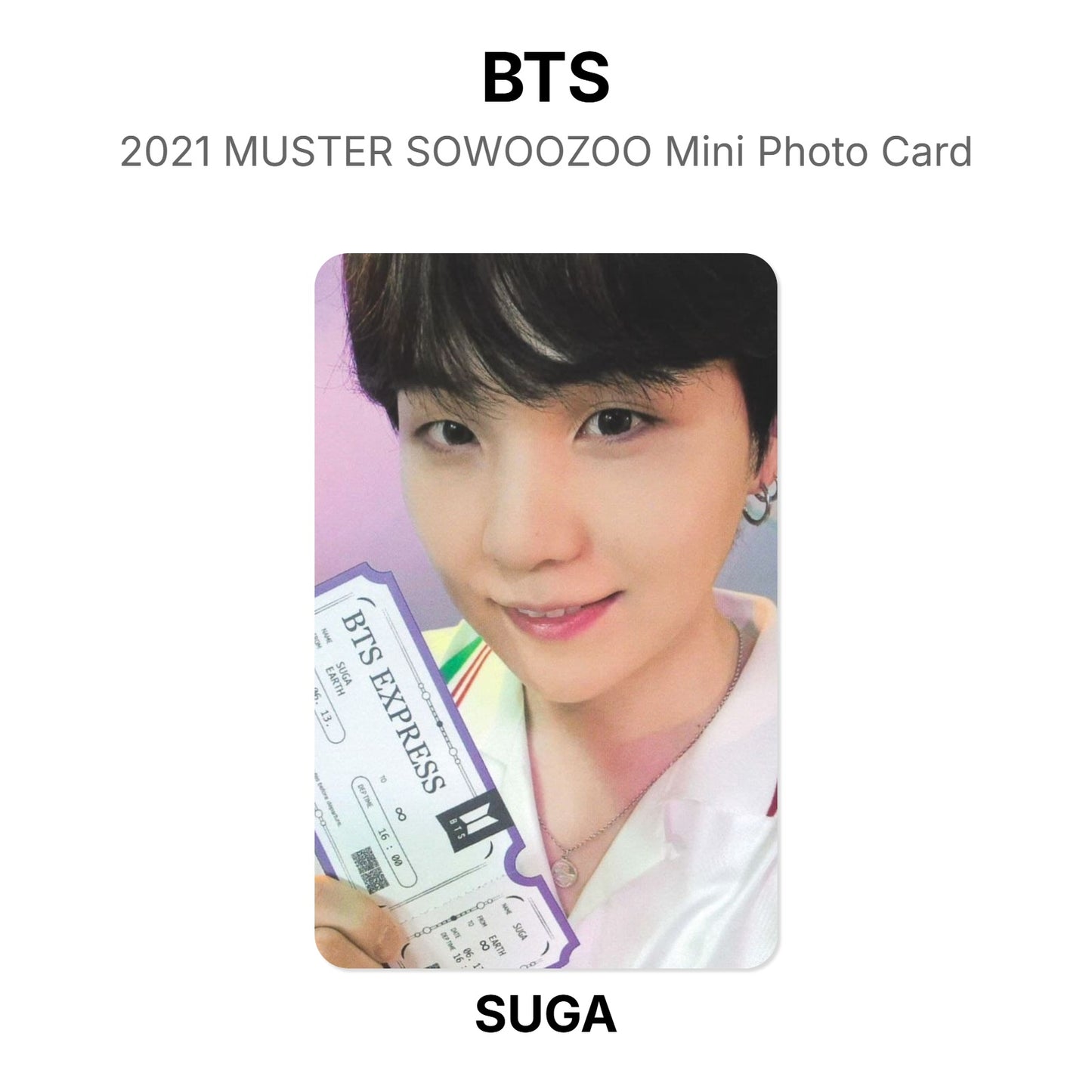 BTS 2021 MUSTER SOWOOZOO Mini Photo Card Official Photocard