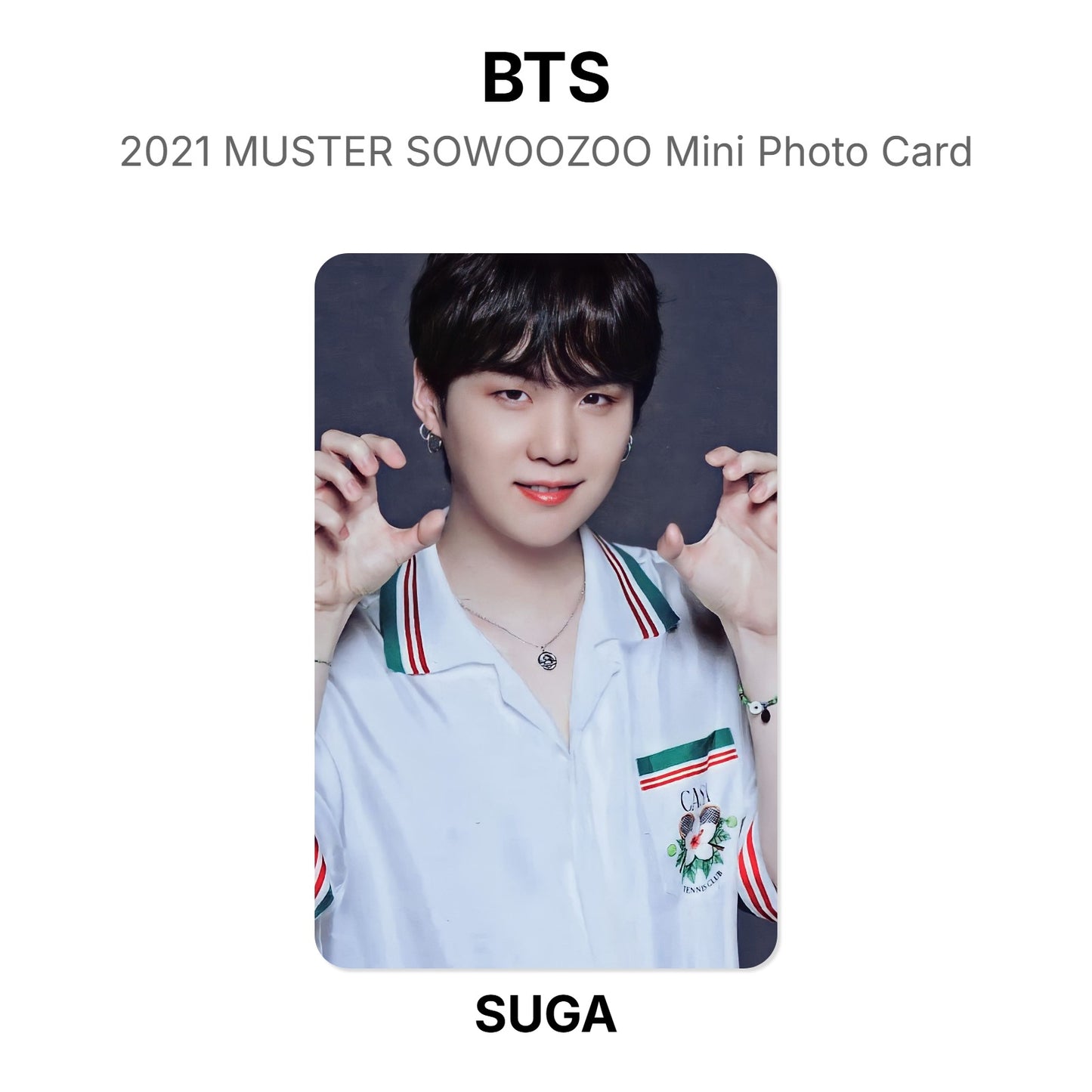 BTS 2021 MUSTER SOWOOZOO Mini Photo Card Official Photocard