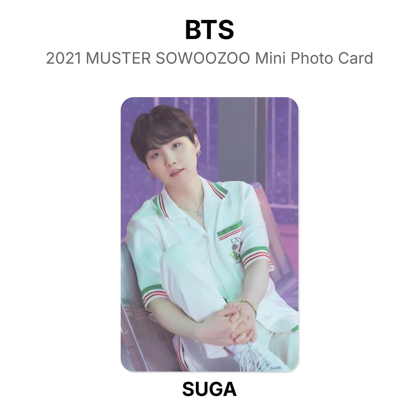 BTS 2021 MUSTER SOWOOZOO Mini Photo Card Official Photocard