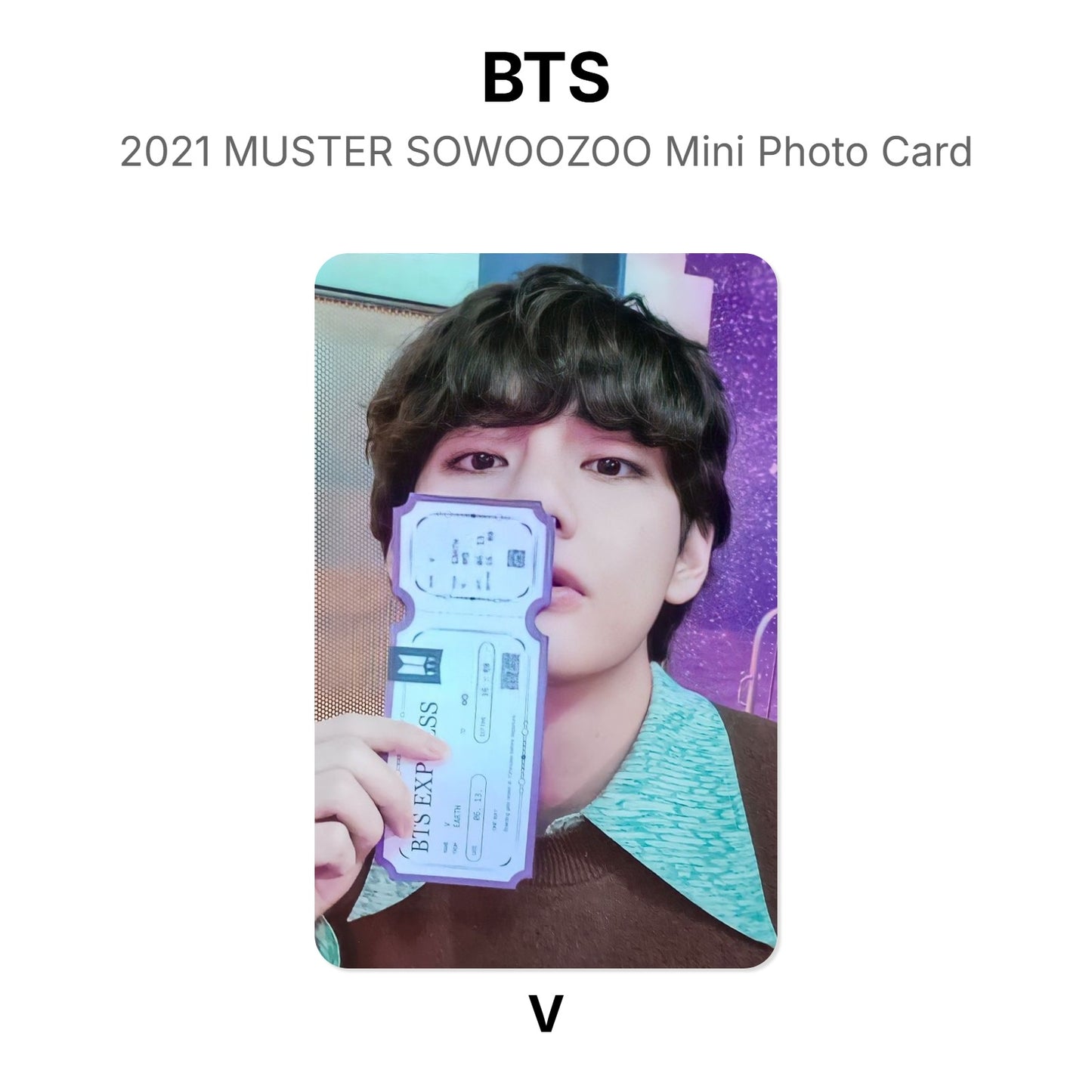 BTS 2021 MUSTER SOWOOZOO Mini Photo Card Official Photocard