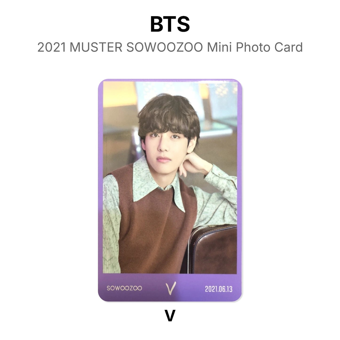 BTS 2021 MUSTER SOWOOZOO Mini Photo Card Official Photocard