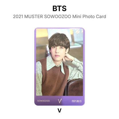 BTS 2021 MUSTER SOWOOZOO Mini Photo Card Official Photocard