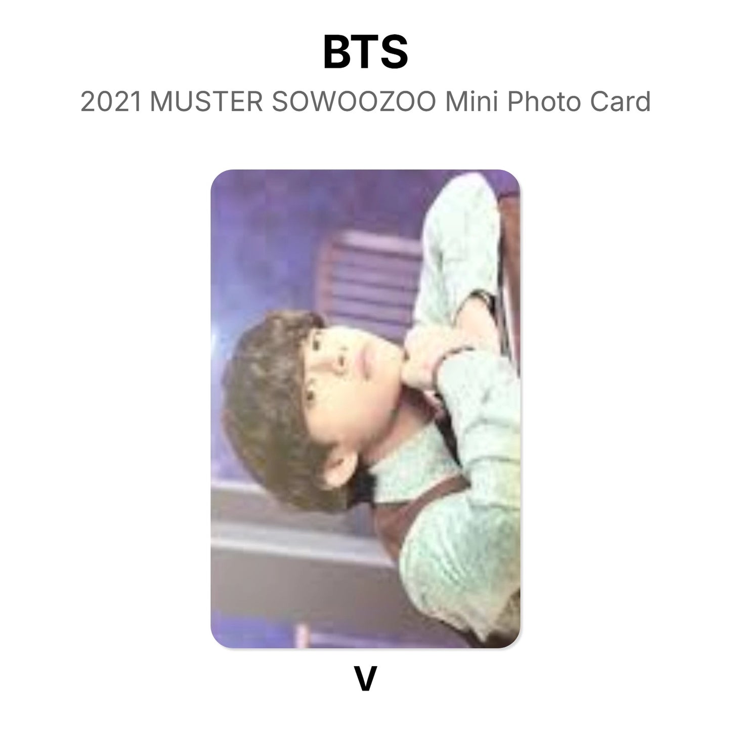 BTS 2021 MUSTER SOWOOZOO Mini Photo Card Official Photocard