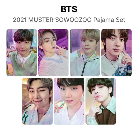 BTS 2021 MUSTER SOWOOZOO Pajama Set Official Photocard