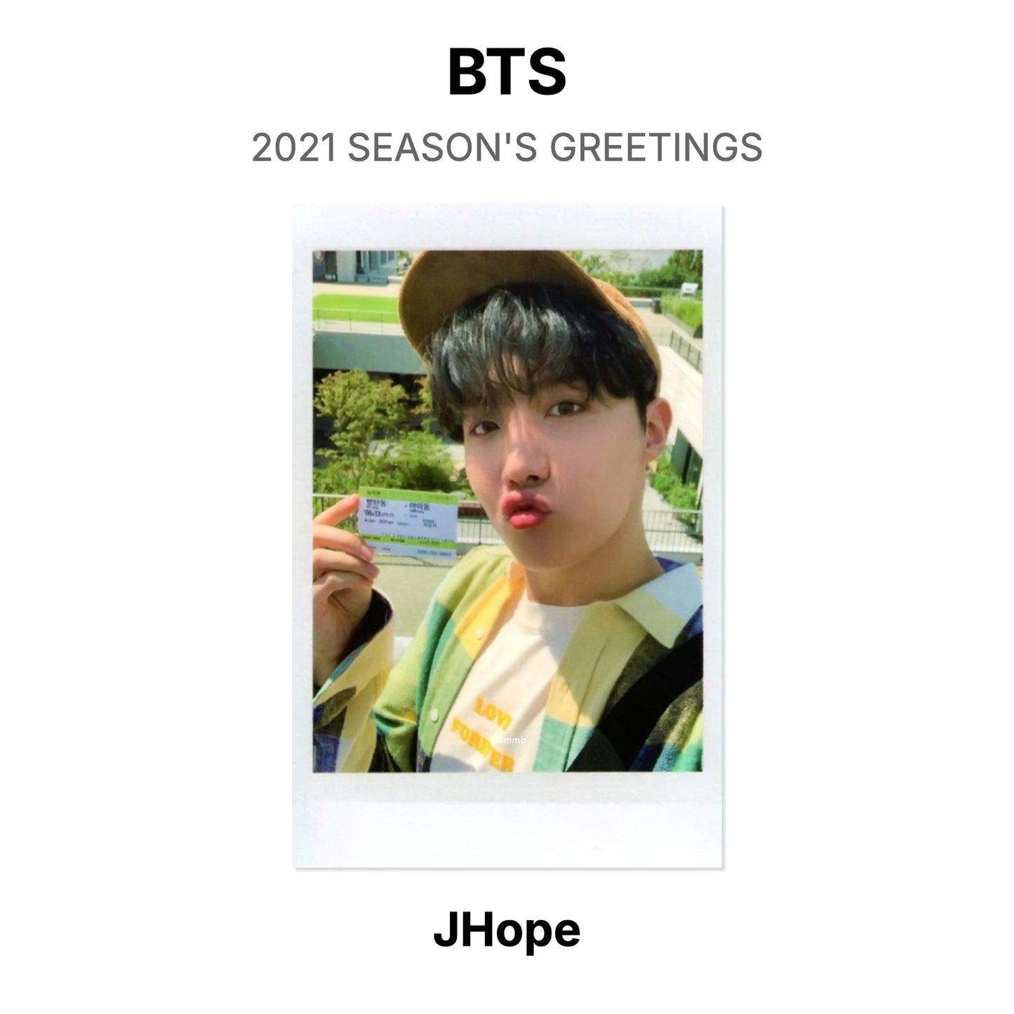BTS 2021 SEASON'S GREETINGS Official Photocard