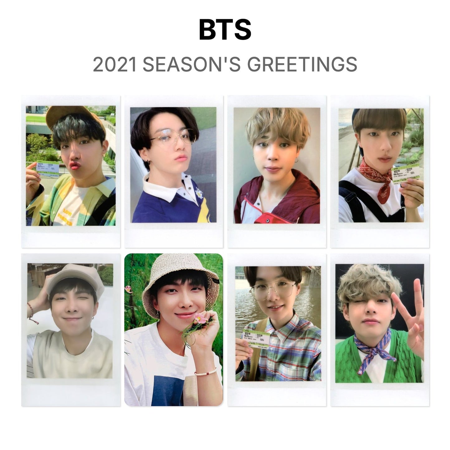 BTS 2021 SEASON'S GREETINGS Official Photocard