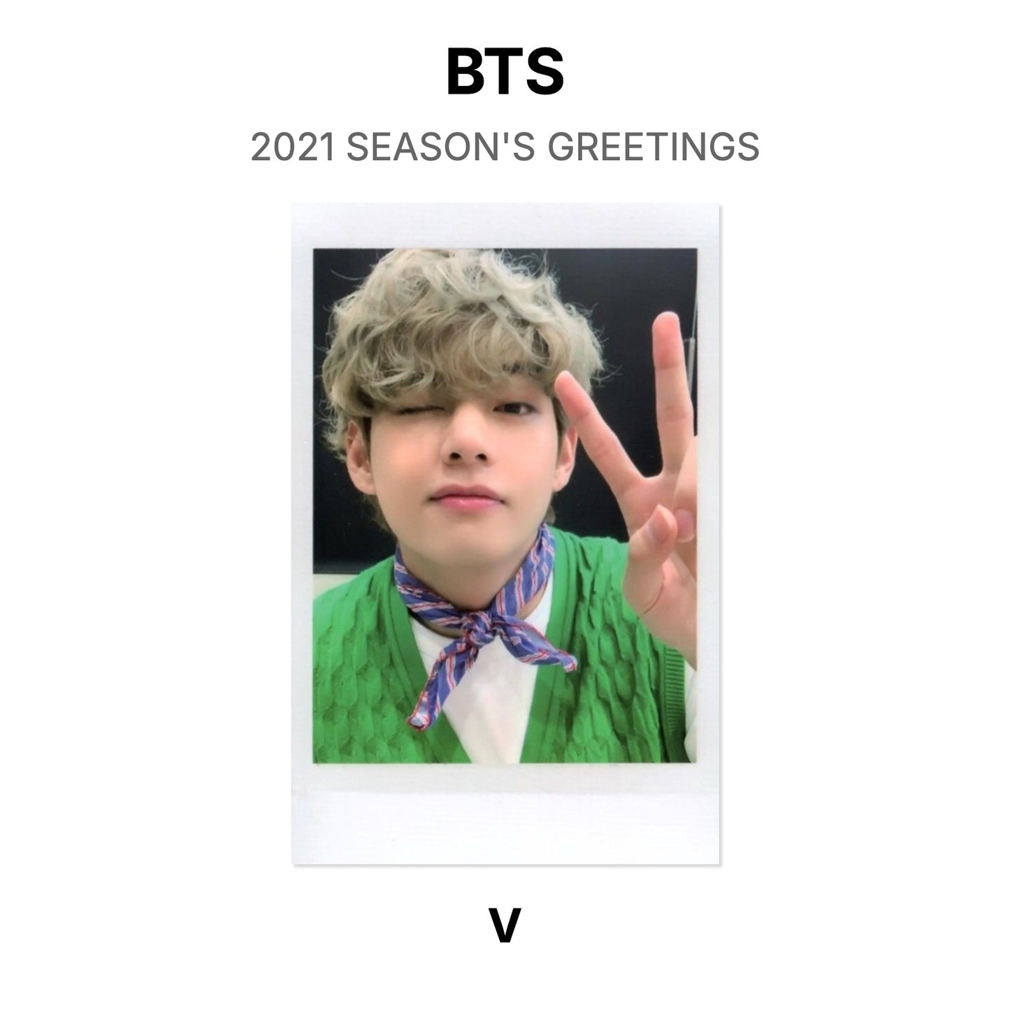 BTS 2021 SEASON'S GREETINGS Official Photocard