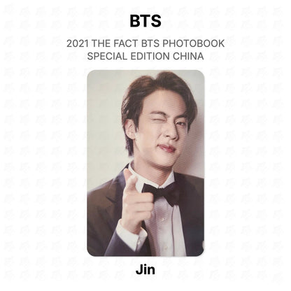 BTS 2021 THE FACT BTS PHOTOBOOK SPECIAL EDITION CHINA Official Photocard