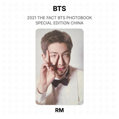BTS 2021 THE FACT BTS PHOTOBOOK SPECIAL EDITION CHINA Official Photocard