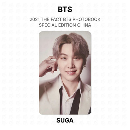 BTS 2021 THE FACT BTS PHOTOBOOK SPECIAL EDITION CHINA Official Photocard