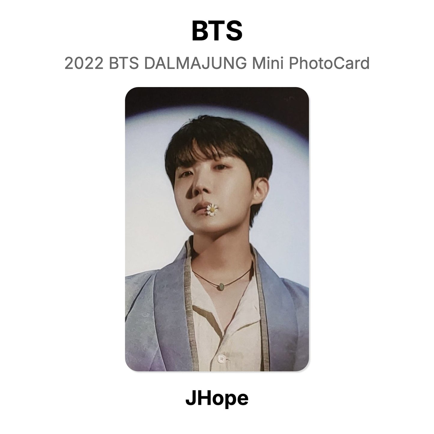 BTS 2022 BTS DALMAJUNG Mini PhotoCard Official Photocard