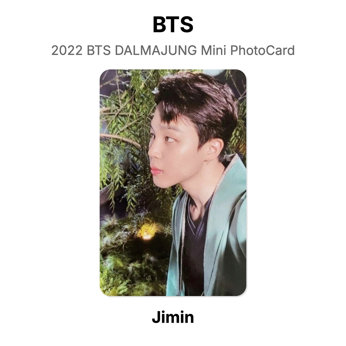 BTS 2022 BTS DALMAJUNG Mini PhotoCard Official Photocard