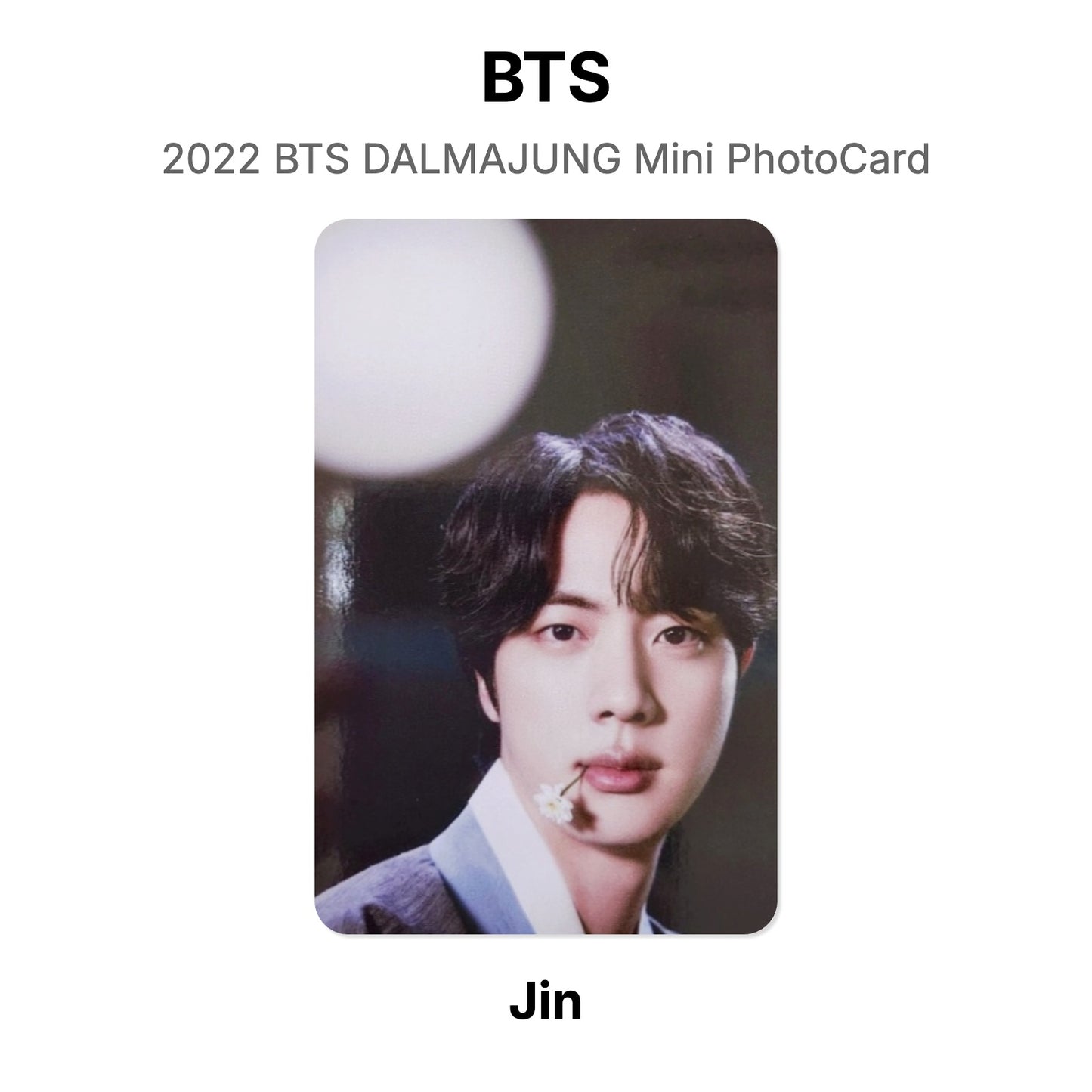 BTS 2022 BTS DALMAJUNG Mini PhotoCard Official Photocard