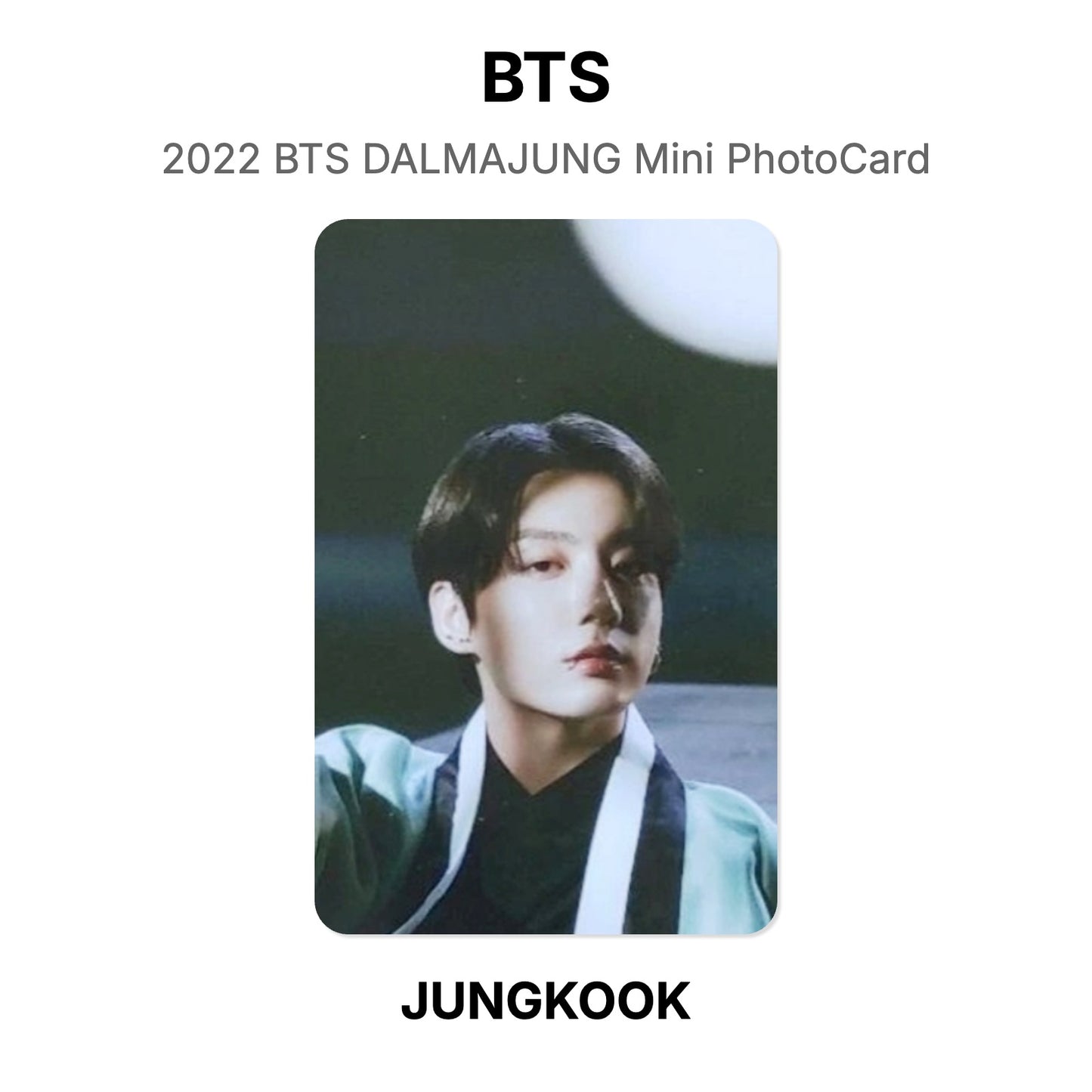 BTS 2022 BTS DALMAJUNG Mini PhotoCard Official Photocard