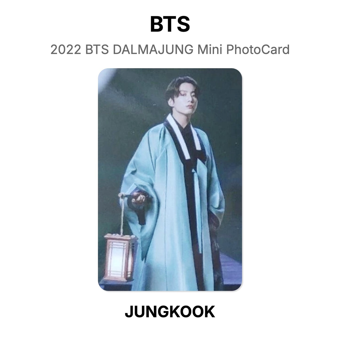 BTS 2022 BTS DALMAJUNG Mini PhotoCard Official Photocard