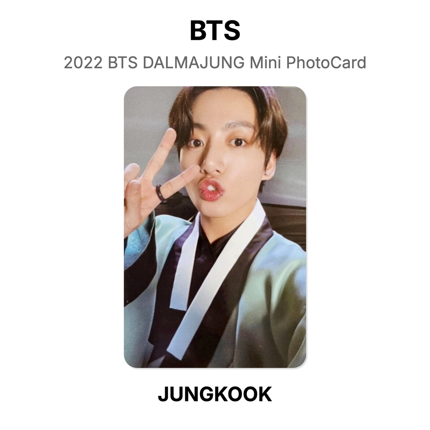 BTS 2022 BTS DALMAJUNG Mini PhotoCard Official Photocard