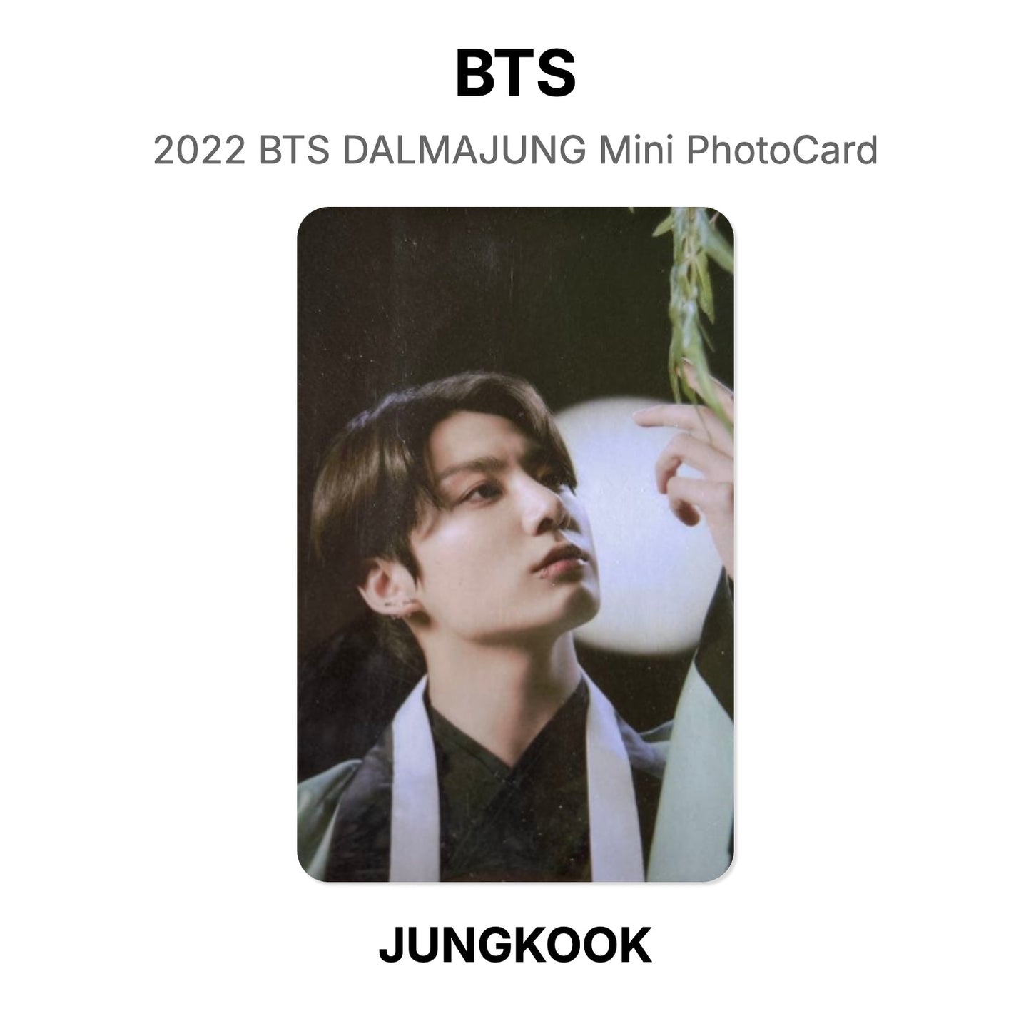 BTS 2022 BTS DALMAJUNG Mini PhotoCard Official Photocard