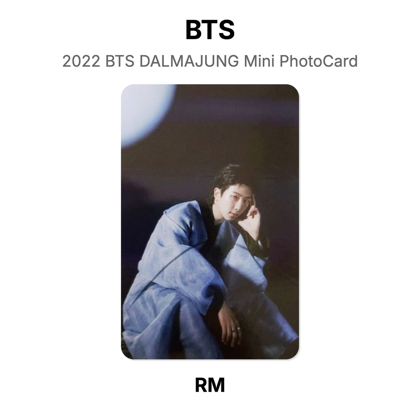 BTS 2022 BTS DALMAJUNG Mini PhotoCard Official Photocard