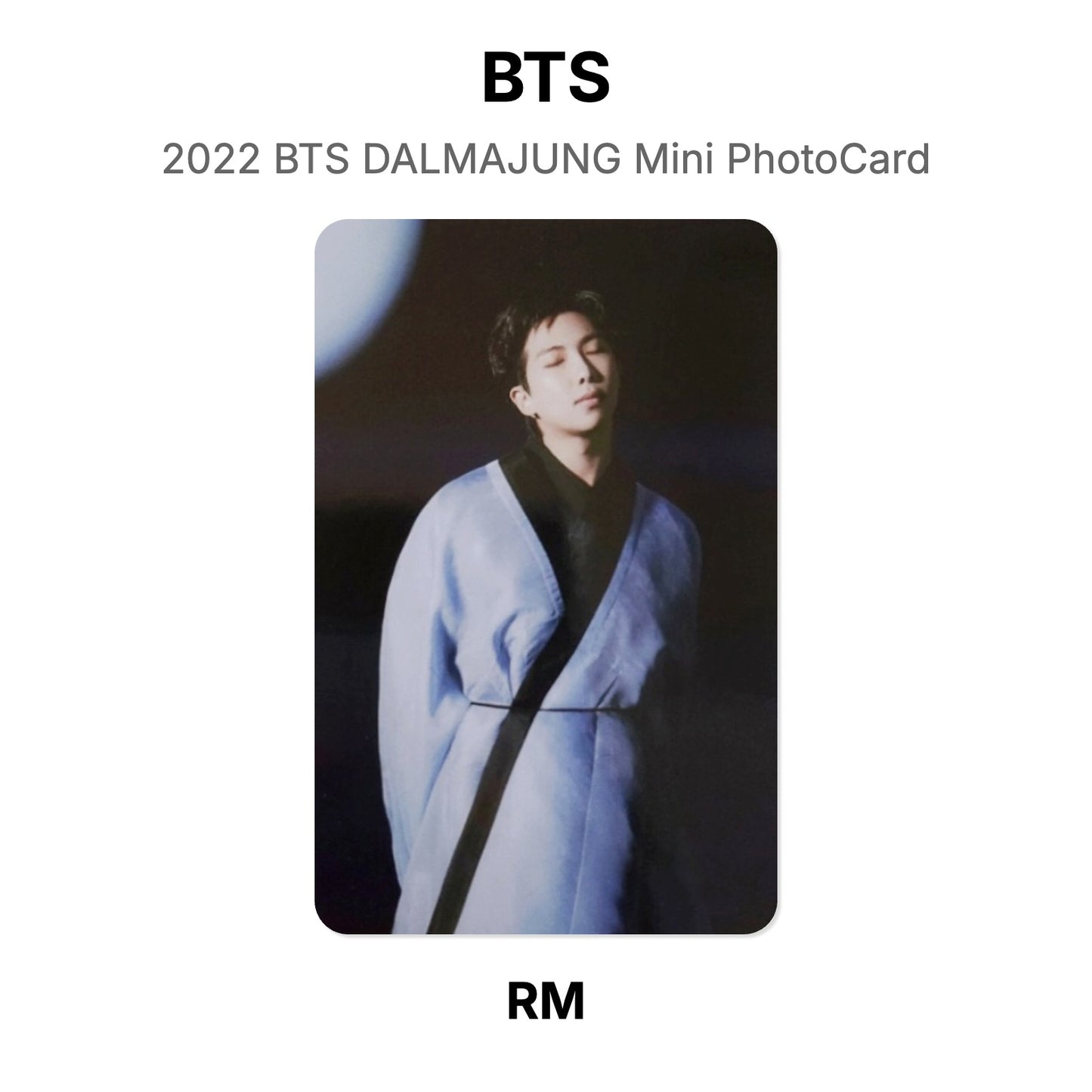 BTS 2022 BTS DALMAJUNG Mini PhotoCard Official Photocard