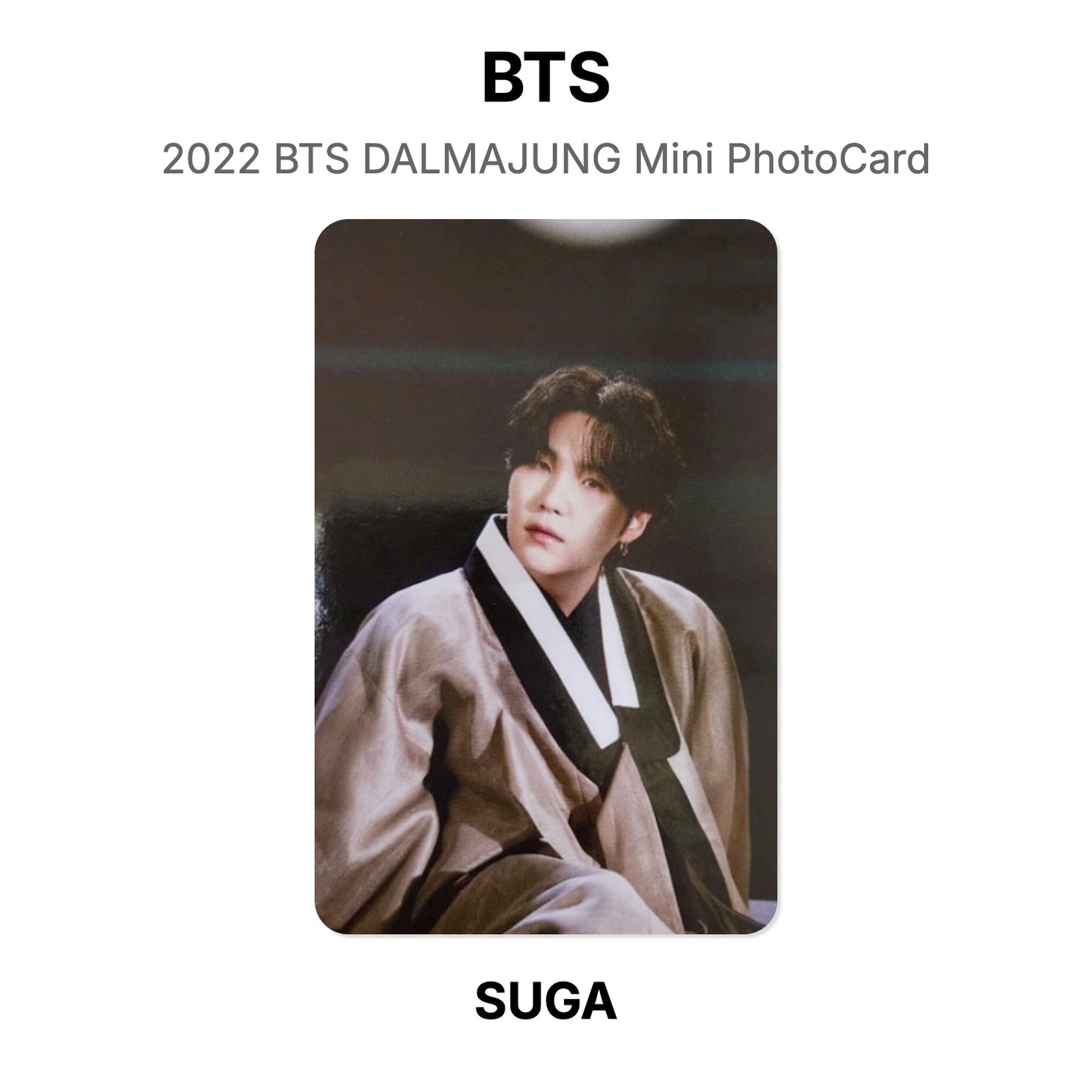 BTS 2022 BTS DALMAJUNG Mini PhotoCard Official Photocard