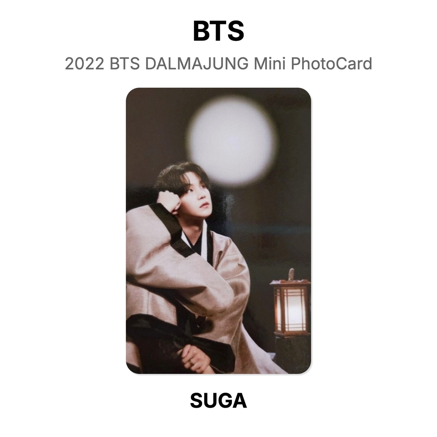 BTS 2022 BTS DALMAJUNG Mini PhotoCard Official Photocard