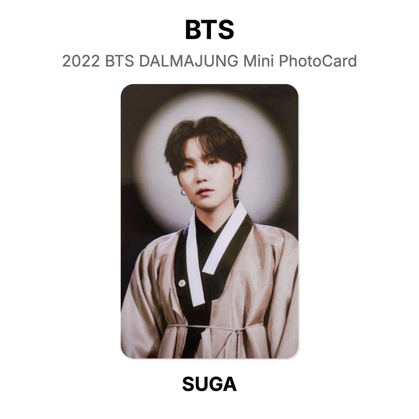 BTS 2022 BTS DALMAJUNG Mini PhotoCard Official Photocard