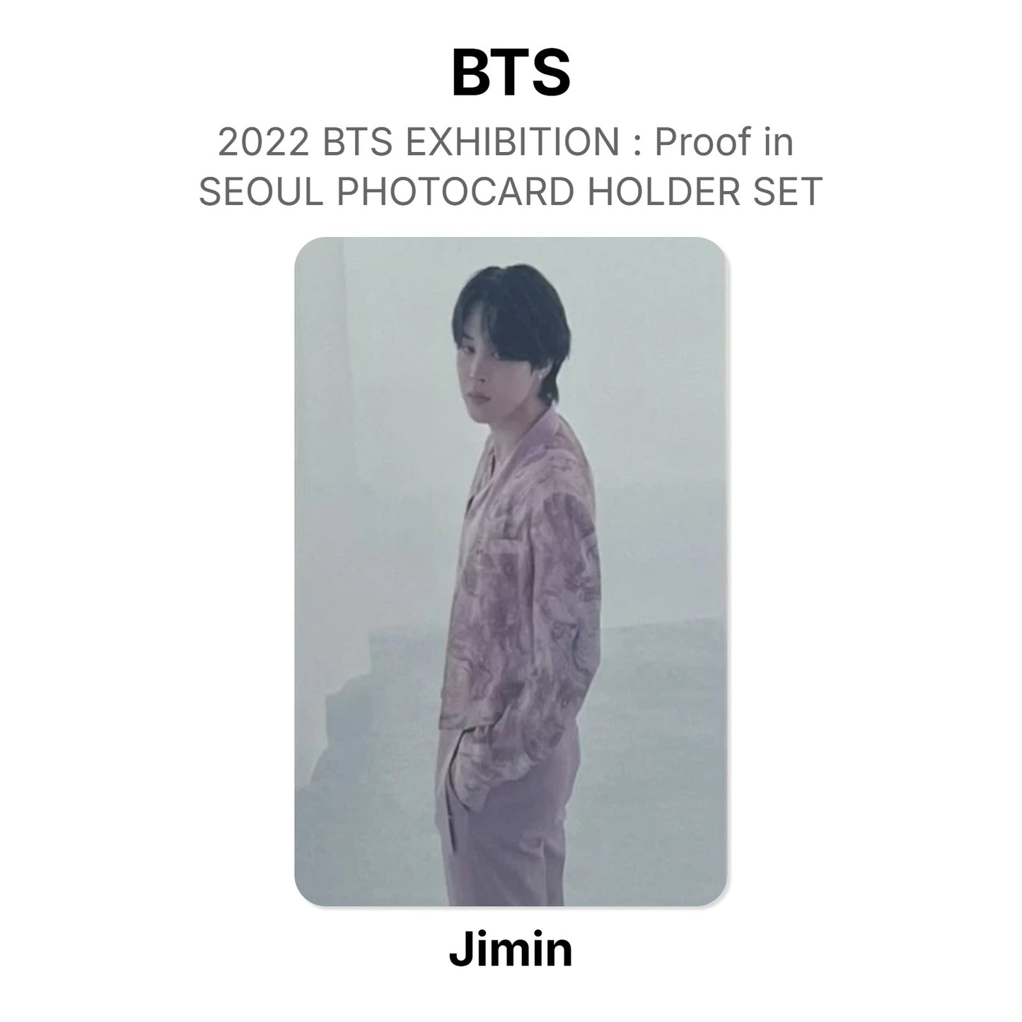BTS 2022 BTS EXHIBITION : Proof in SEOUL PHOTOCARD HOLDER SET Official Photocard