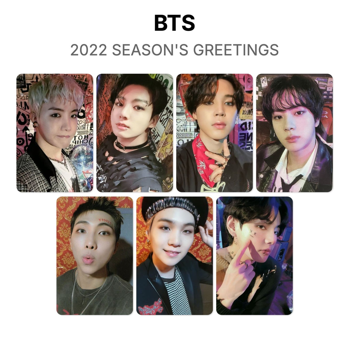 BTS 2022 SEASON'S GREETINGS Official Photocard