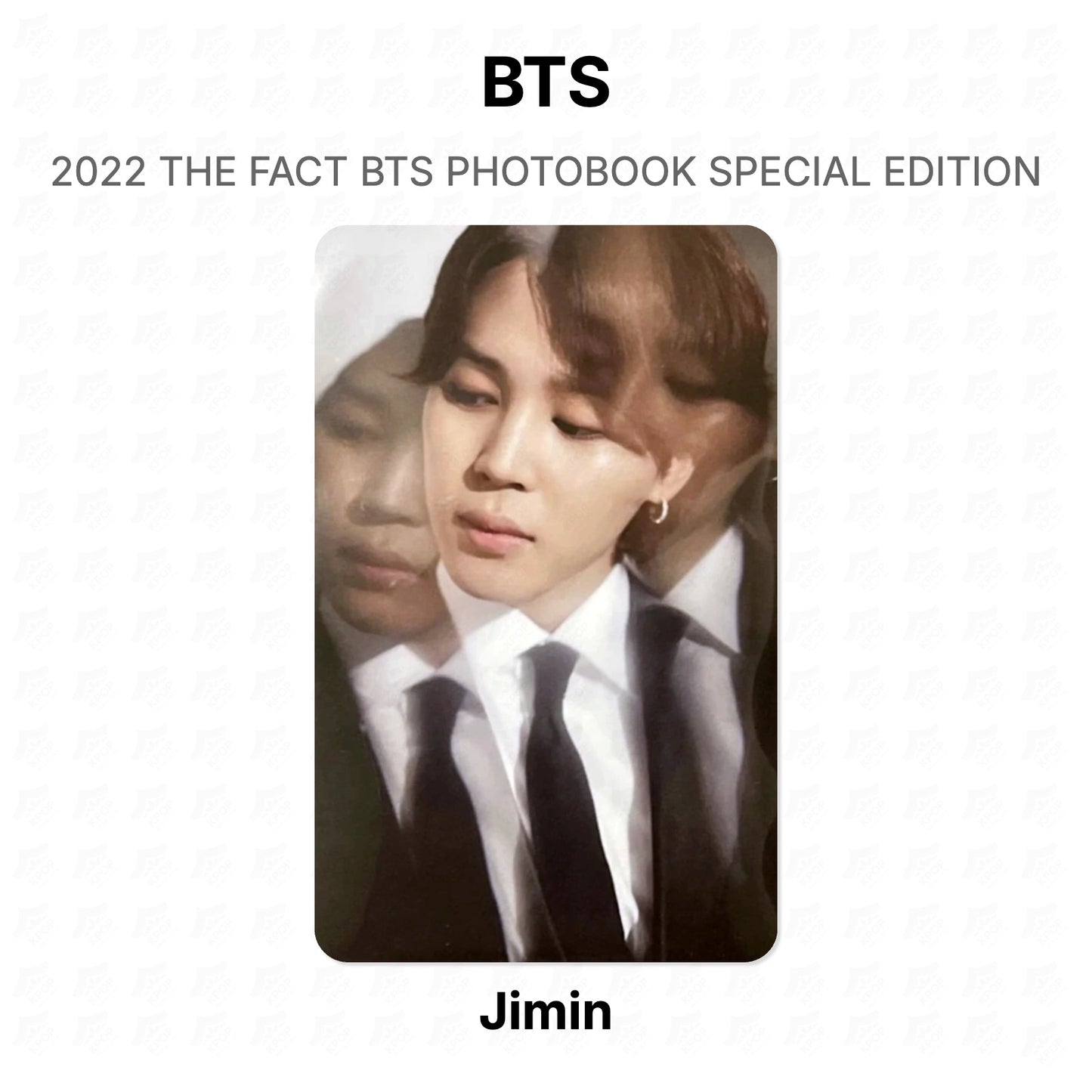 BTS 2022 THE FACT BTS PHOTOBOOK SPECIAL EDITION Official Photocard