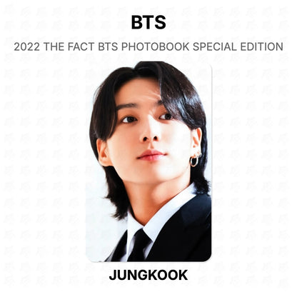BTS 2022 THE FACT BTS PHOTOBOOK SPECIAL EDITION Official Photocard